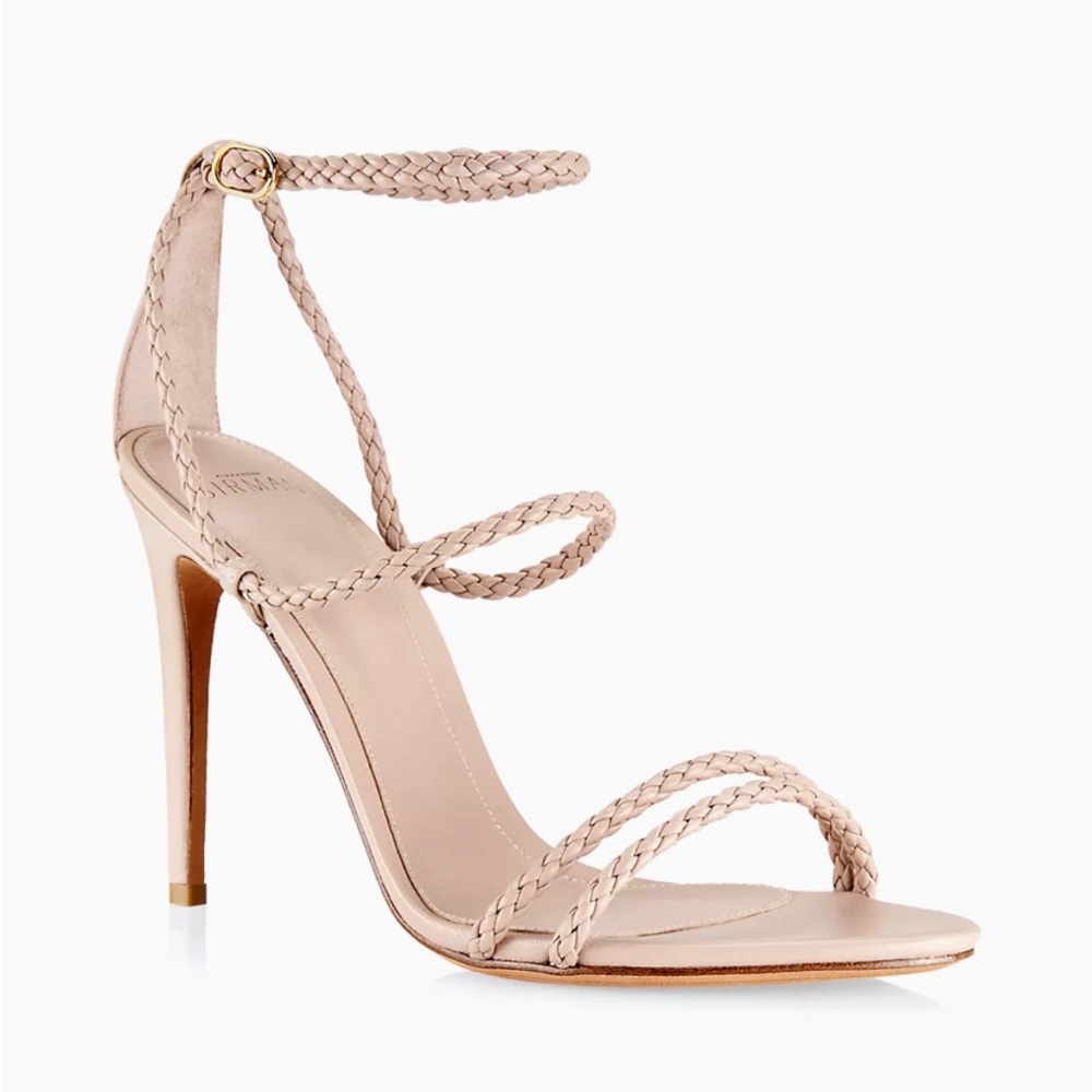NWT Alexandre Birman | Bella Braided Leather Sandals (7.5)